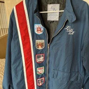 Barely used, Lana Del Rey race jacket Large. Excellent condition.